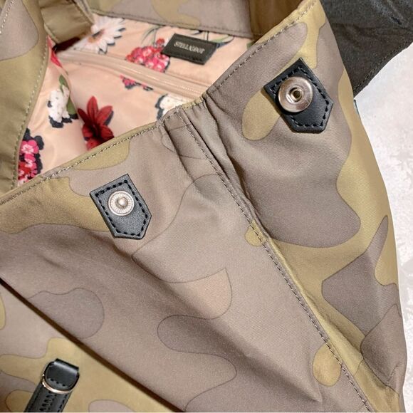Stella & Dot Backpack Handbag Available Camo NWOT Gorgeous 16”x14”x6.5” - Picture 5 of 7